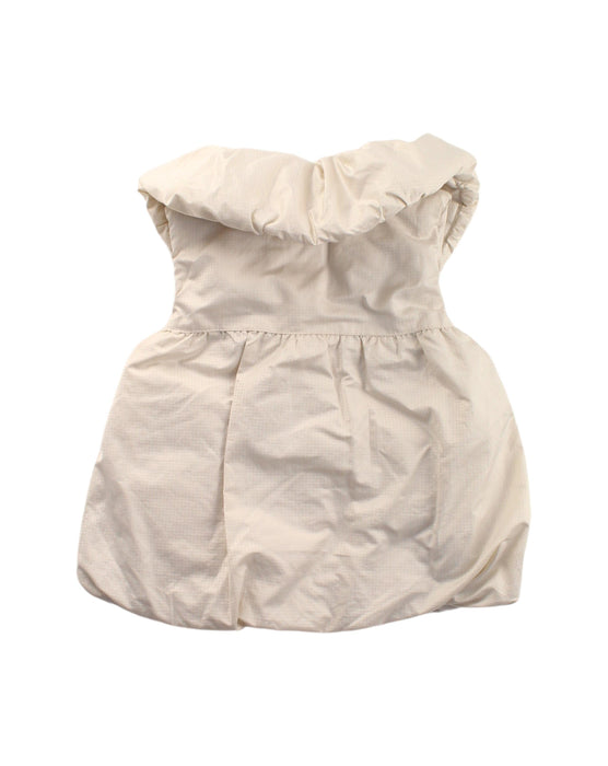 A White Outerwear Vests from Chickeeduck in size 2T for girl. (Back View)