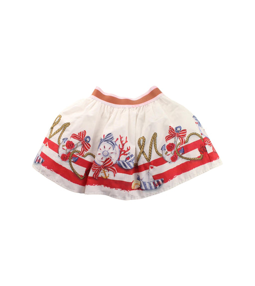A White Short Skirts from Monnalisa in size 3T for girl. (Front View)
