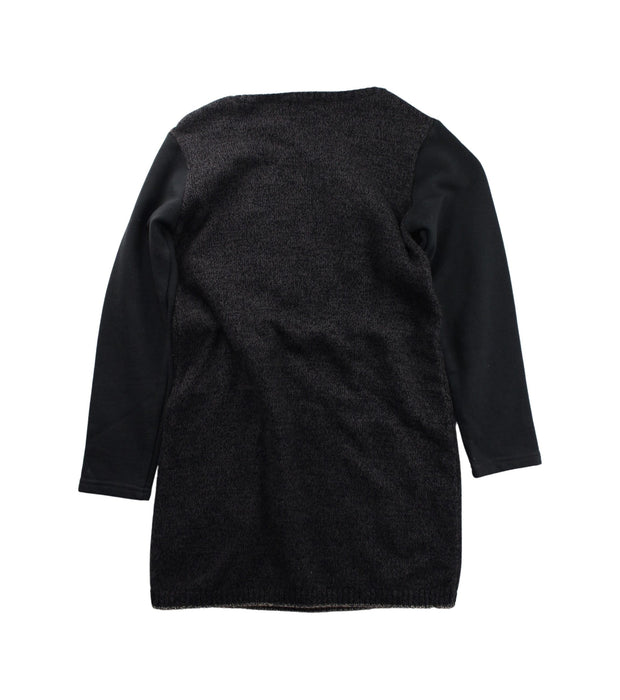 A Black Sweater Dresses from Catimini in size 8Y for girl. (Back View)