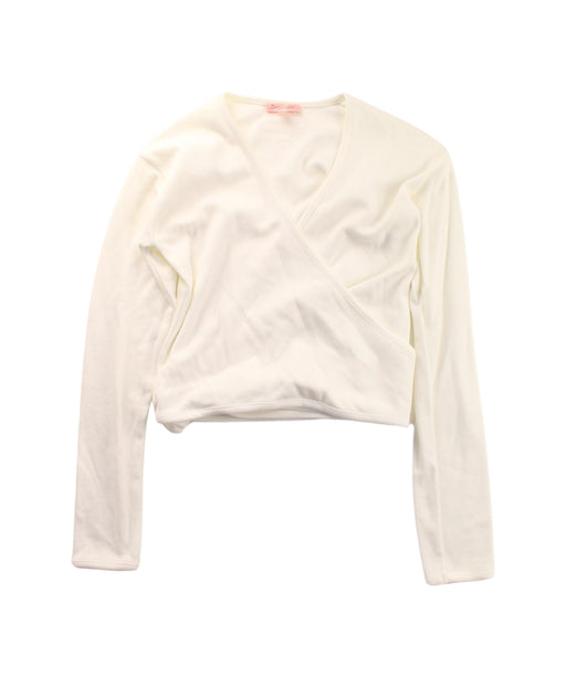 A White Long Sleeve Tops from Repetto in size 8Y for girl. (Front View)