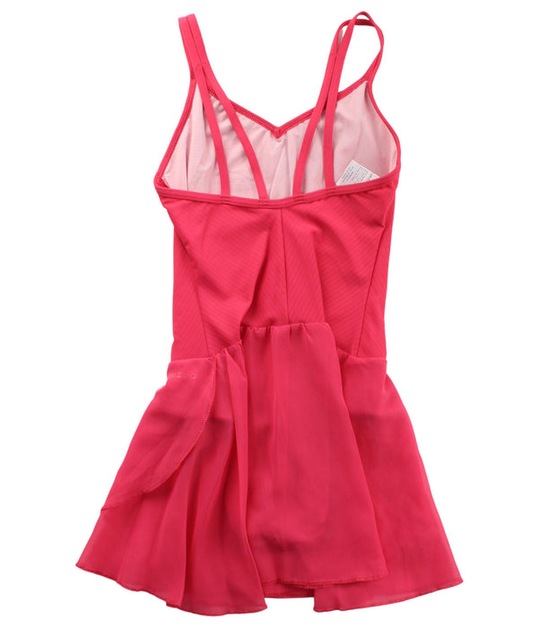 A Red Sleeveless Dresses from Repetto in size 10Y for girl. (Back View)