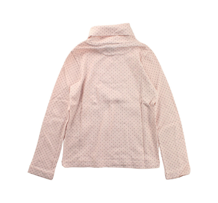 A Black Long Sleeve Tops from Petit Bateau in size 5T for girl. (Back View)