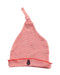 A Red Winter Hats from Petit Bateau in size 0-3M for boy. (Front View)