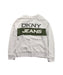 A White Crewneck Sweatshirts from DKNY in size 6T for boy. (Front View)