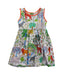 A Multicolour Sleeveless Dresses from Jim Thompson in size 3T for girl. (Front View)