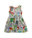 A Multicolour Sleeveless Dresses from Jim Thompson in size 3T for girl. (Back View)