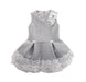 A Grey Sleeveless Dresses from Nicholas & Bears in size 6-12M for girl. (Front View)