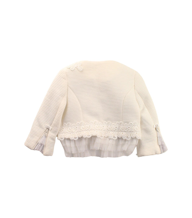 A White Cardigans from Nicholas & Bears in size 12-18M for girl. (Back View)