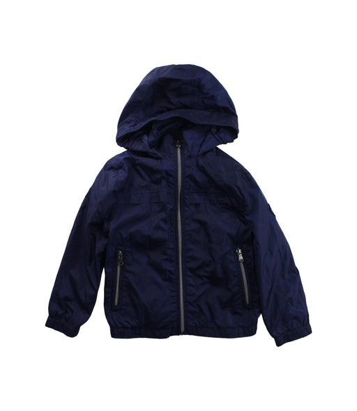A Blue Lightweight Jackets from Polo Ralph Lauren in size 4T for boy. (Front View)