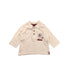 A White Long Sleeve Polos from Sergent Major in size 6-12M for boy. (Front View)
