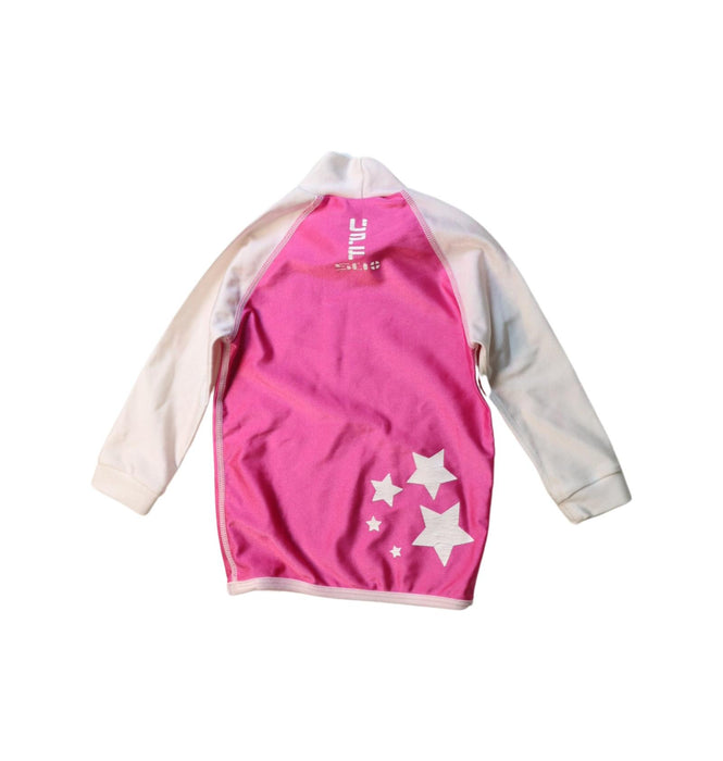A Pink Rash Guards from TYR in size 2T for girl. (Back View)