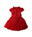 A Red Short Sleeve Dresses from Polo Ralph Lauren in size 3T for girl. (Back View)