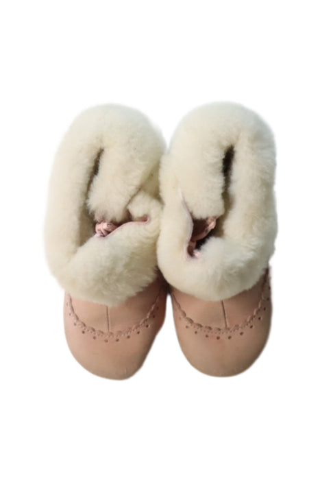 A Pink Winter Boots from Jacadi in size 18-24M for girl. (Back View)