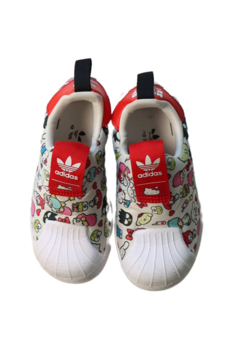 A Multicolour Sneakers from Adidas in size 5T for girl. (Back View)