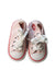 A Pink Sneakers from Converse in size 12-18M for girl. (Back View)