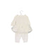 A White Long Sleeve Jumpsuits from Nicholas & Bears in size 0-3M for girl. (Back View)