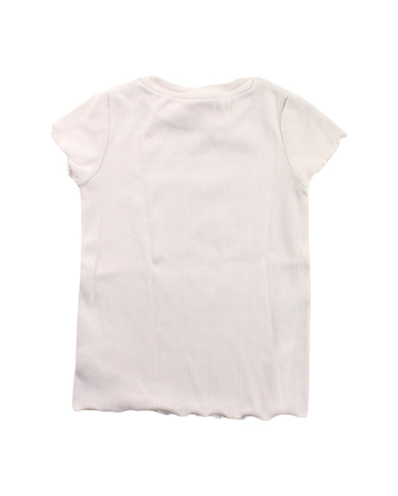 A White Short Sleeve T Shirts from Seed in size 5T for girl. (Back View)