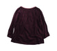A Burgundy Long Sleeve Tops from Excuse My French in size 8Y for girl. (Back View)