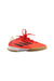 A Red Sneakers from Adidas in size 5T for boy. (Front View)