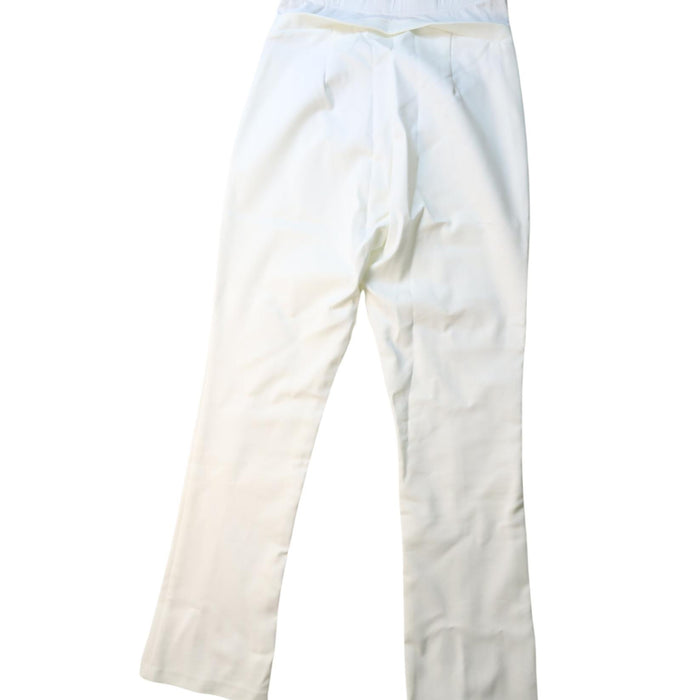 A Ivory Dress Pants from Seraphine in size XS for maternity. (Back View)