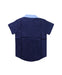 A Blue Short Sleeve Shirts from Knuckleheads in size 3T for boy. (Back View)