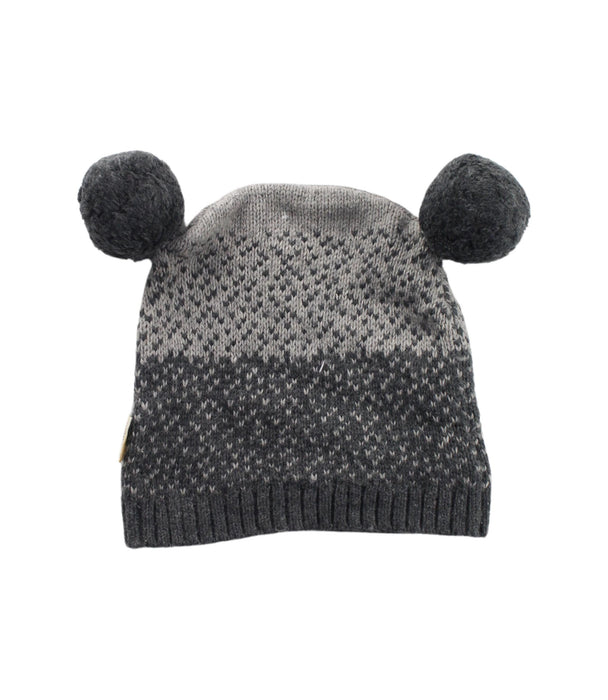 A Grey Beanies from The Bonnie Mob in size O/S for girl. (Back View)