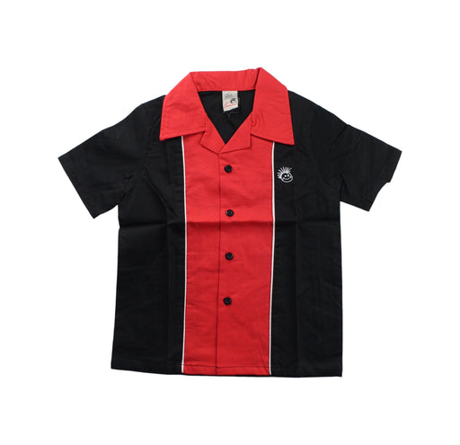 A Black Short Sleeve Shirts from Knuckleheads in size 4T for boy. (Front View)