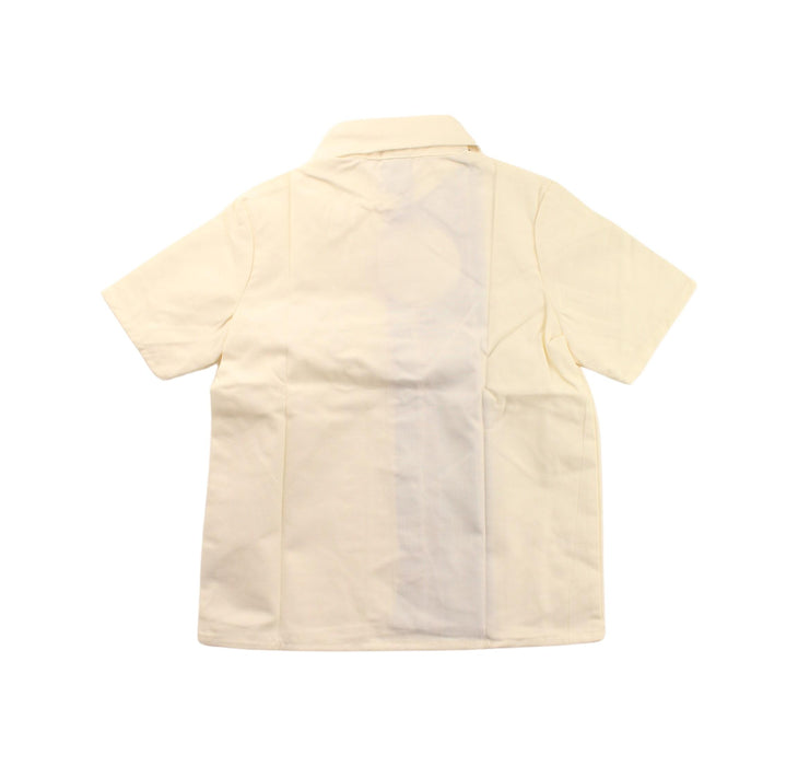 A White Short Sleeve Shirts from Knuckleheads in size 4T for boy. (Back View)