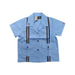 A Blue Short Sleeve Shirts from Knuckleheads in size 4T for boy. (Front View)