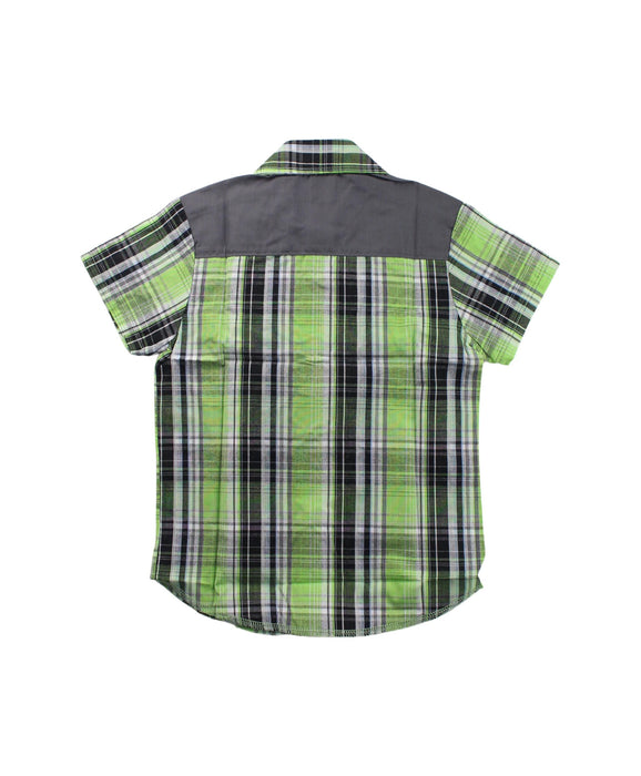 A Green Short Sleeve Shirts from Knuckleheads in size 4T for boy. (Back View)