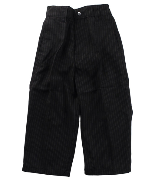 A Black Casual Pants from Knuckleheads in size 3T for boy. (Front View)