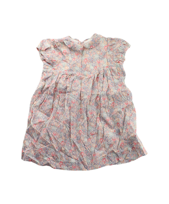 A Multicolour Short Sleeve Dresses from Bonpoint in size 3T for girl. (Front View)