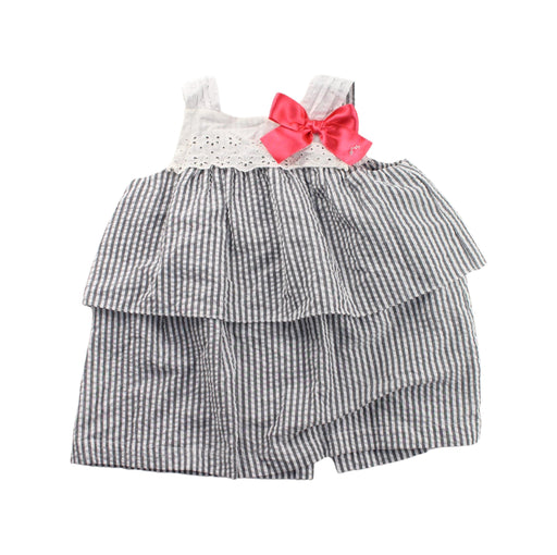 A Grey Sleeveless Dresses from Nanos in size 2T for girl. (Front View)