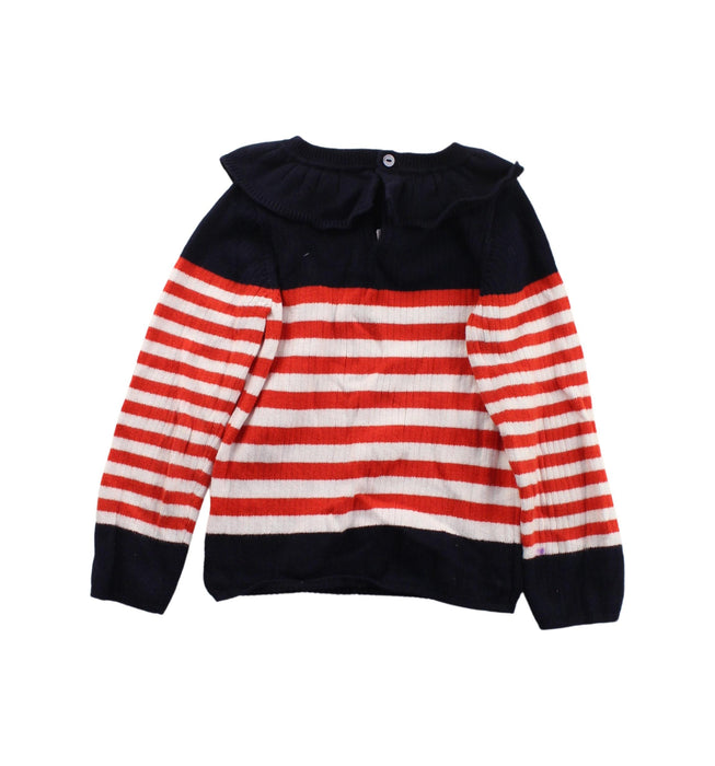 A Black Knit Sweaters from Jacadi in size 3T for girl. (Back View)