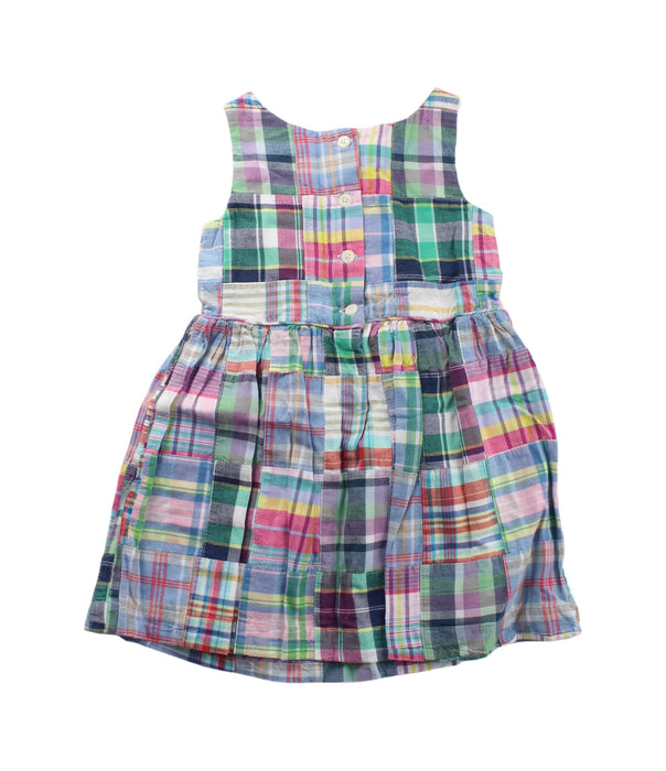 A Multicolour Sleeveless Dresses from Ralph Lauren in size 12-18M for girl. (Back View)