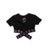 A Black Short Sleeve T Shirts from GCDS in size 4T for girl. (Back View)