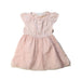 A Pink Short Sleeve Dresses from Chateau de Sable in size 12-18M for girl. (Front View)