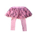A Pink Leggings from Seed in size 18-24M for girl. (Front View)