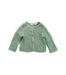 A Green Cardigans from Bonpoint in size 0-3M for girl. (Front View)