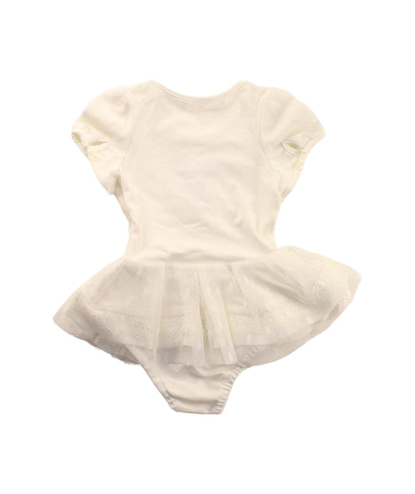 A White Short Sleeve Bodysuits from Nicholas & Bears in size 0-3M for girl. (Back View)