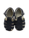 A Black Sandals from Jacadi in size 12-18M for girl. (Back View)