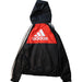 A Multicolour Lightweight Jackets from Adidas in size 11Y for boy. (Back View)