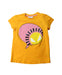 A Multicolour Short Sleeve T Shirts from Fendi in size 6T for girl. (Front View)