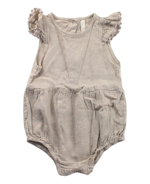A Beige Short Sleeve Bodysuits from Rylee + Cru in size 2T for girl. (Front View)
