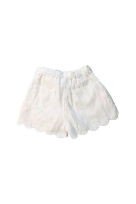 A White Shorts from Nicholas & Bears in size 4T for girl. (Back View)