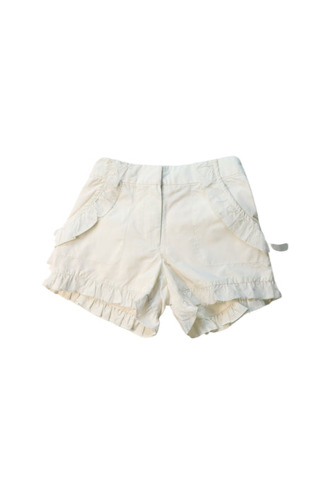 A White Shorts from Nicholas & Bears in size 4T for girl. (Front View)