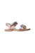 A Multicolour Sandals from Moschino in size 5T for girl. (Front View)