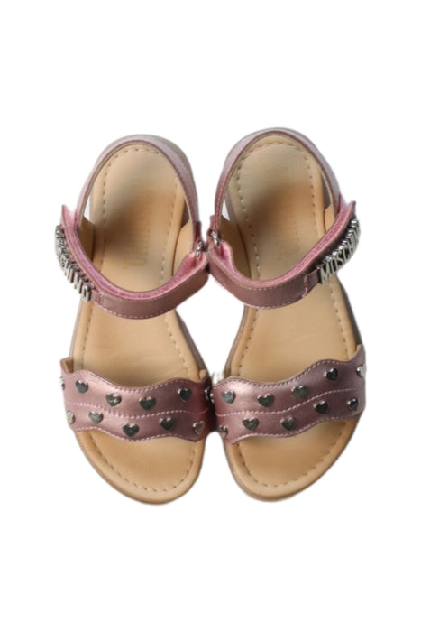 A Multicolour Sandals from Moschino in size 5T for girl. (Back View)