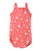 A Orange Sleeveless Bodysuits from Petit Bateau in size 12-18M for girl. (Back View)