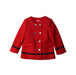 A Red Coats from Ferrari in size 4T for girl. (Front View)